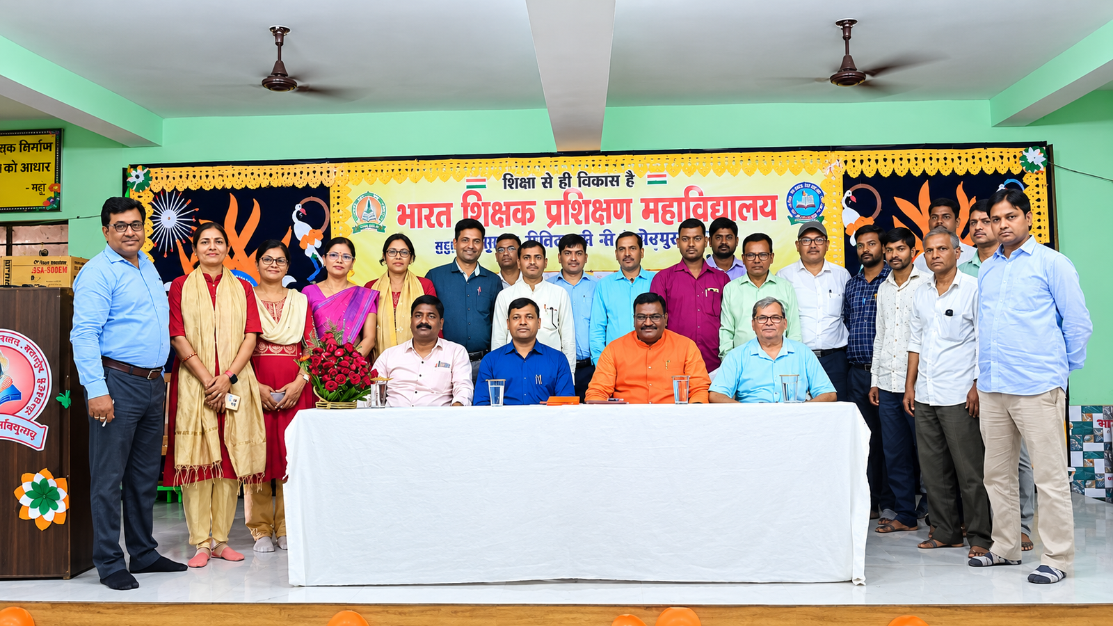B.Ed and D.El.Ed students learning with mentors at BSP Mahavidyalaya